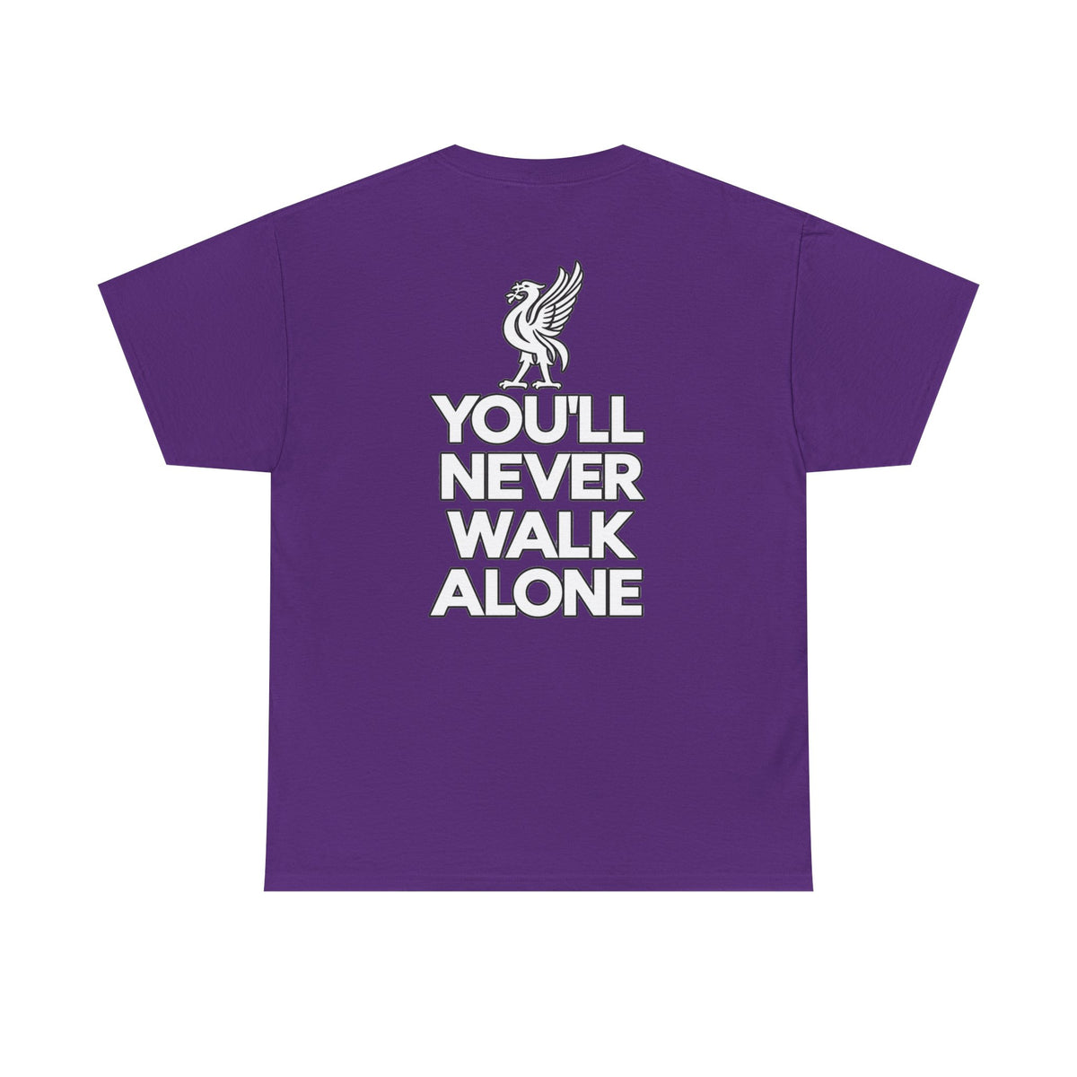 You'll Never Walk Alone T‑Shirt — Liverpool FC Crest Cotton Tee