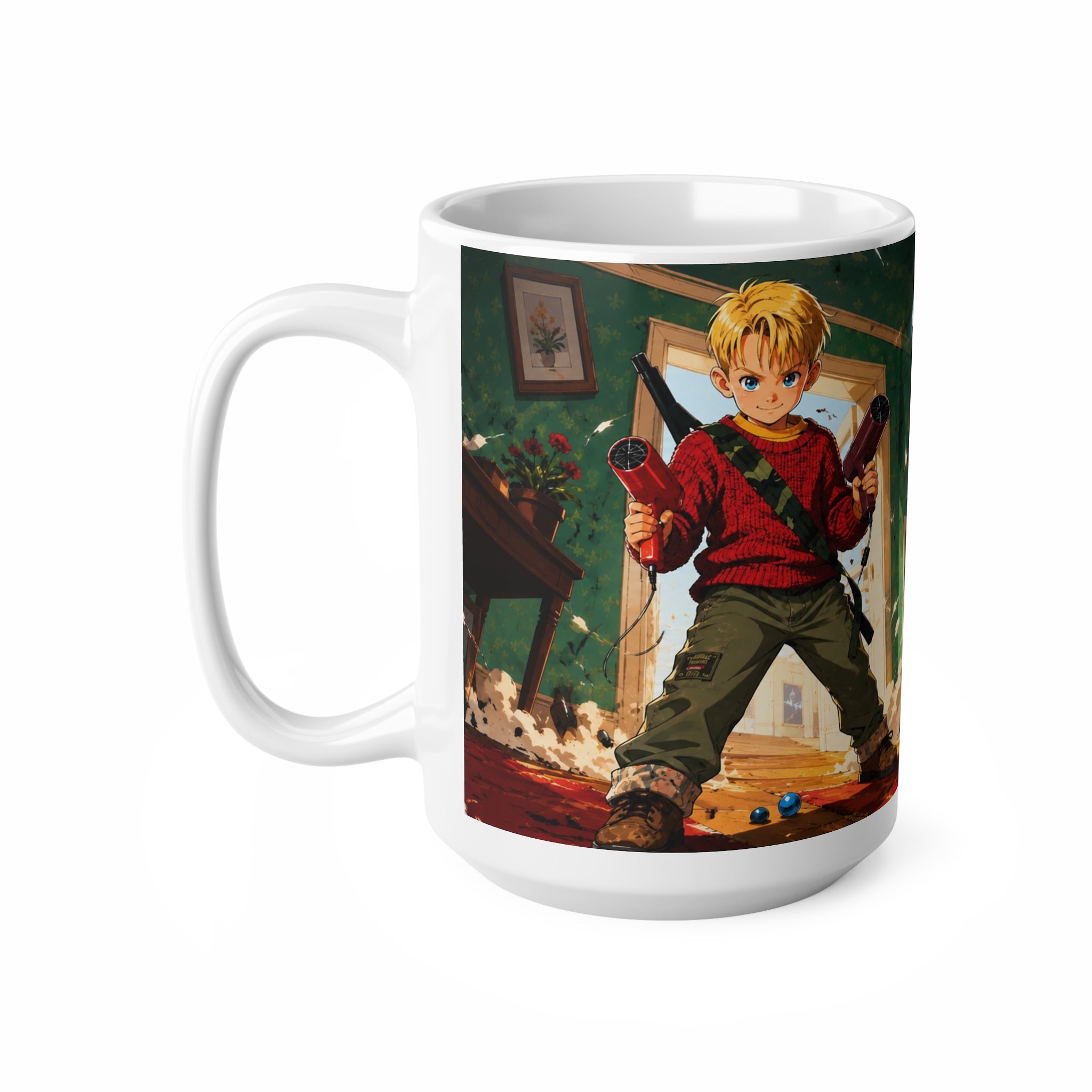 Home Alone Inspired Coffee Mug — "You Gotta Give Up or Are You Thirsty for More?" Ceramic 11oz/15oz