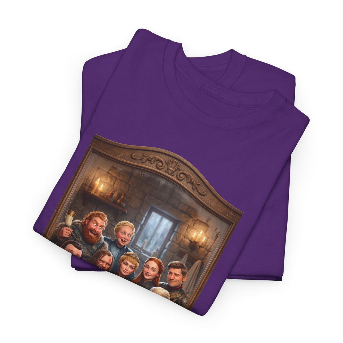 Game of Thrones Cast Portrait Inspired Cotton T-Shirt