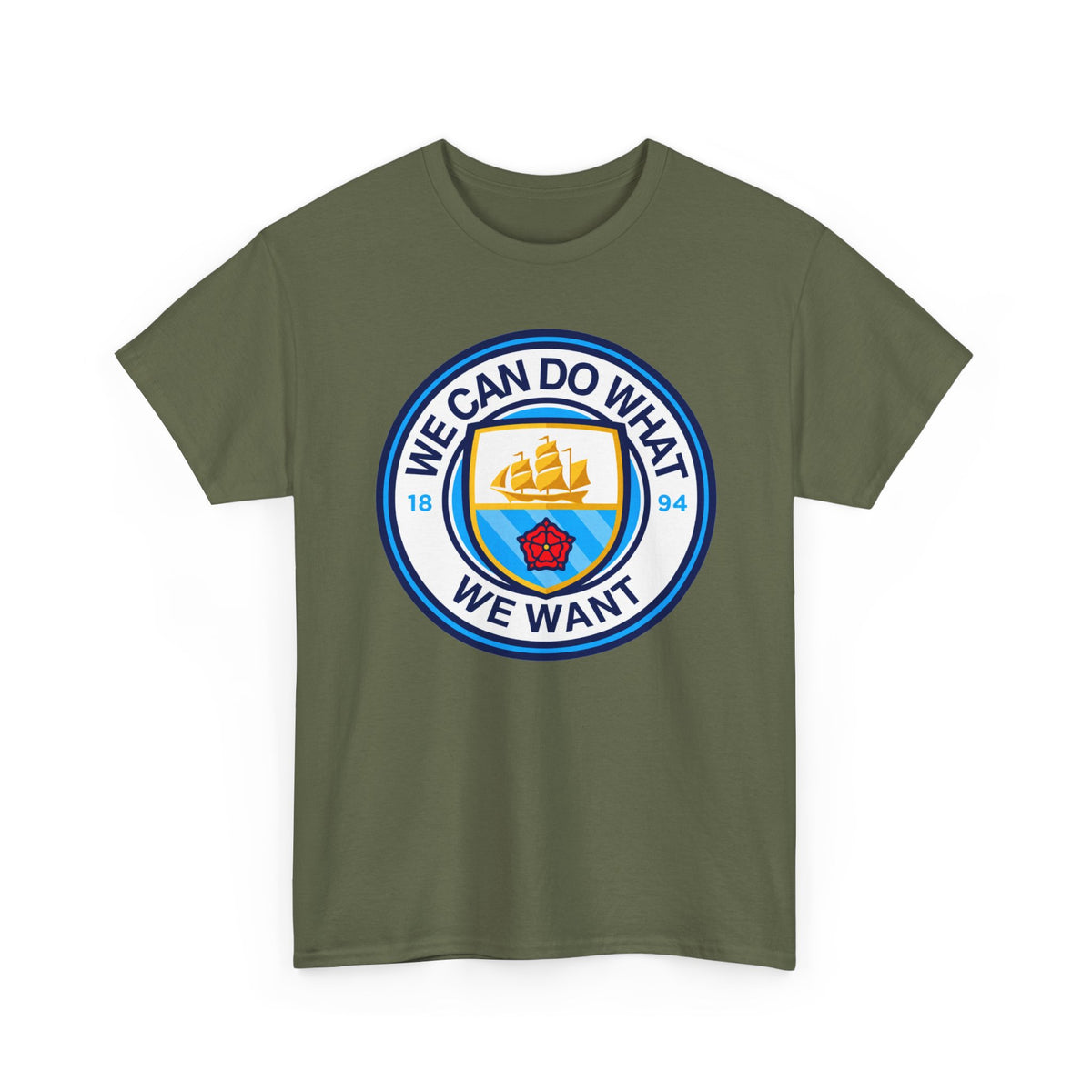 We Can Do What We Want Manchester  City Graphic Cotton T-Shirt