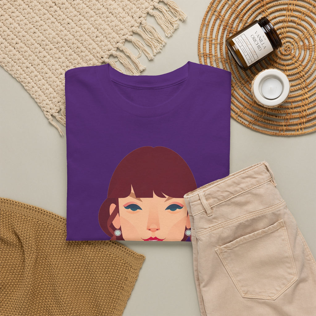T Swift Illustration Cotton T-Shirt