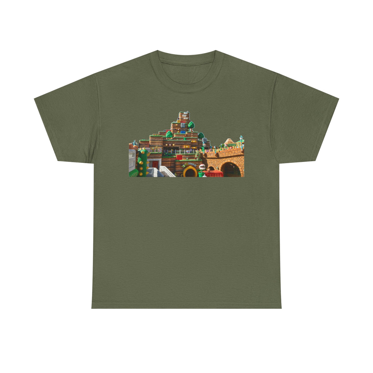 Epic Universe T-Shirt — Colorful Vintage Train Station Illustration Tee