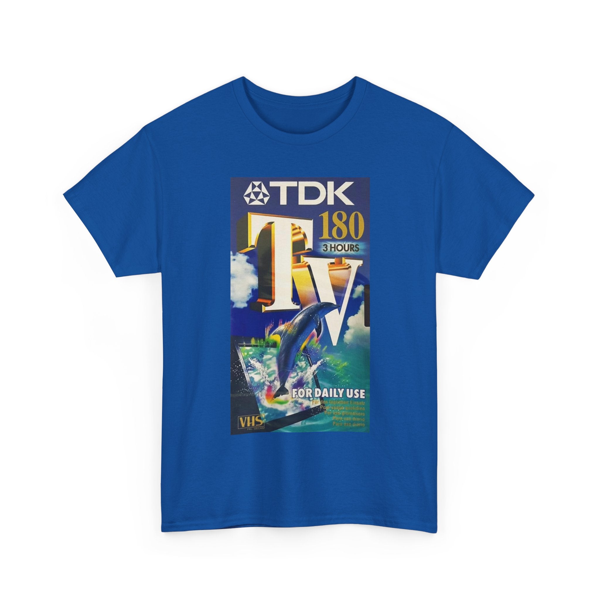 Retro TDK VHS Tape Graphic Tee / T-Shirt