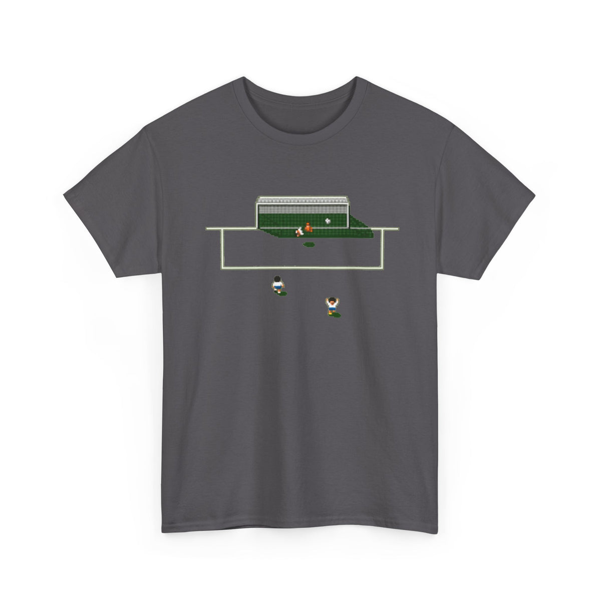 Sensible Soccer Inspired Cotton T‑Shirt — Retro Mini Game Design