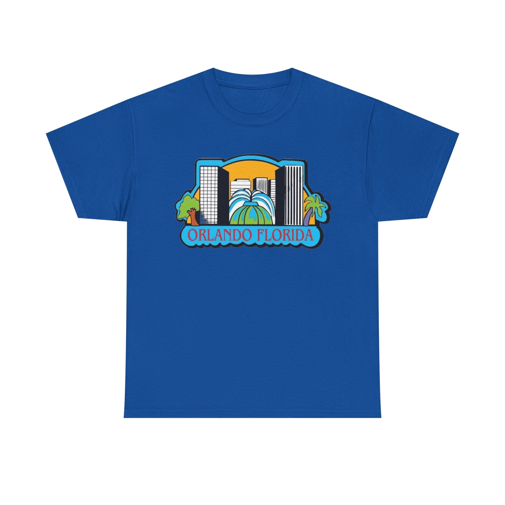 Orlando Florida Retro Skyline T-Shirt