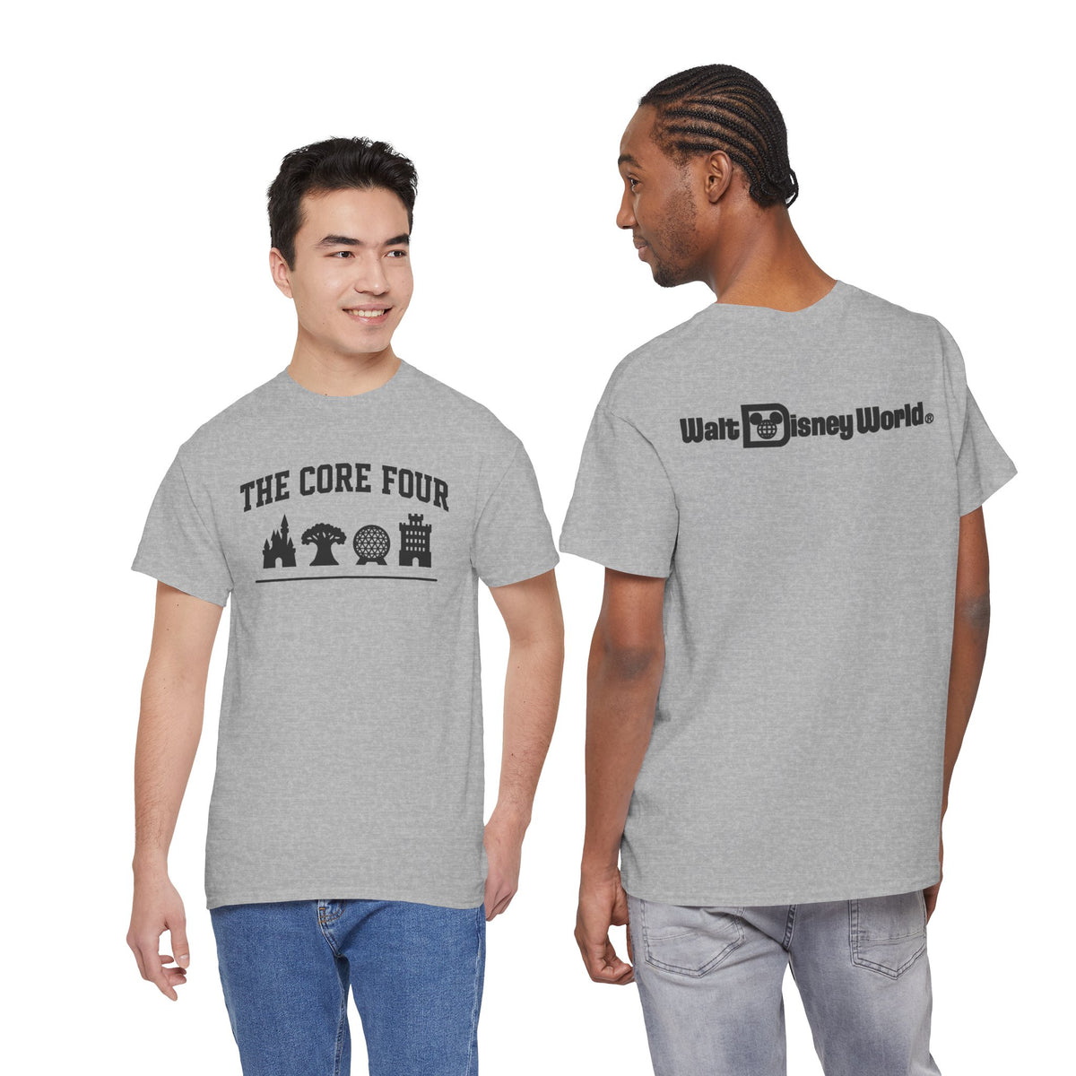 The Core Four Walt Disney World Unisex Heavy Cotton Tee