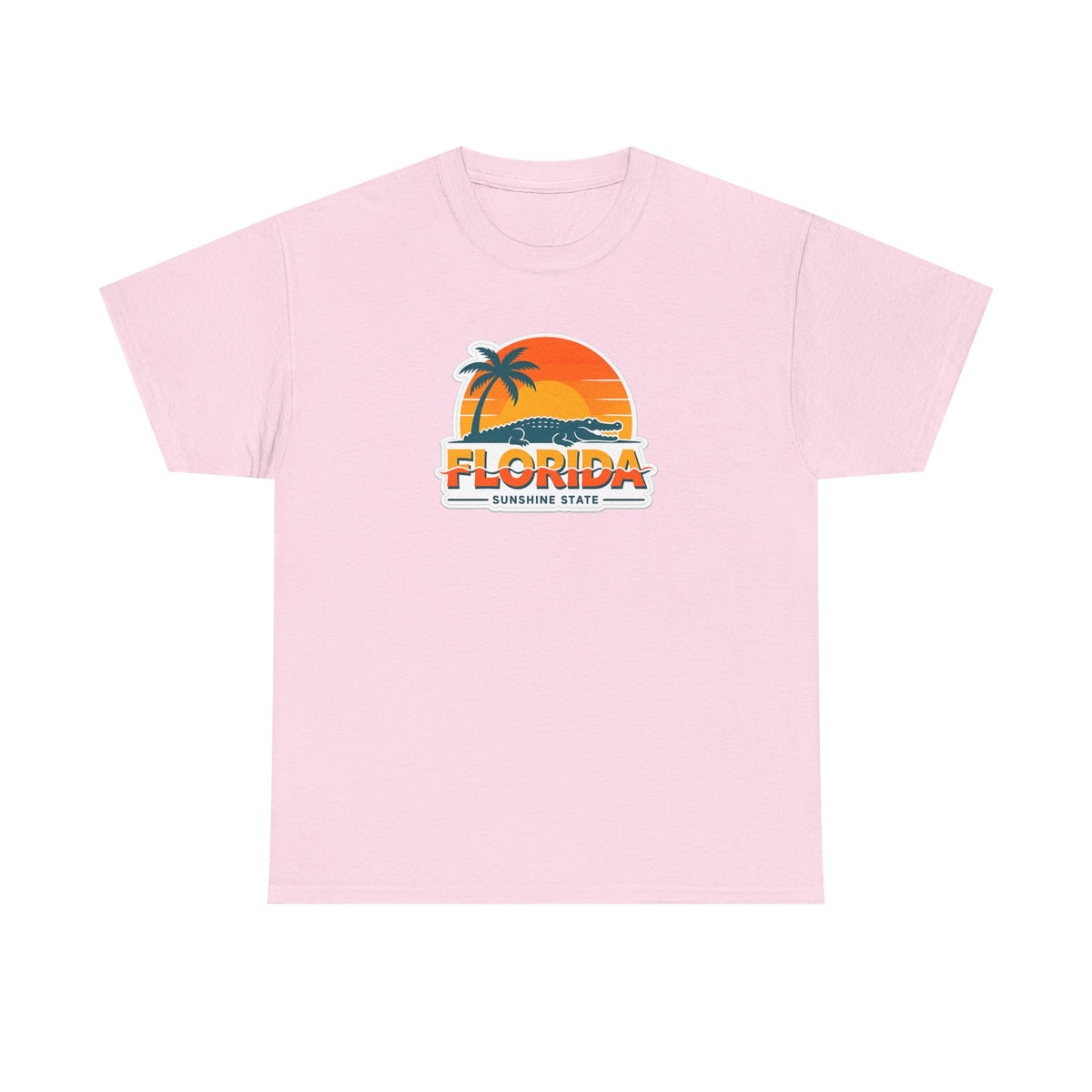 Florida Sunshine State T-Shirt — Retro Palm Sunset Graphic Tee