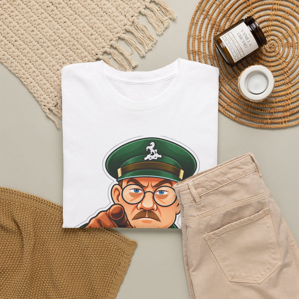 Don’t Tell Him Pike T-Shirt — Vintage Military Sergeant Pointing Graphic Tee