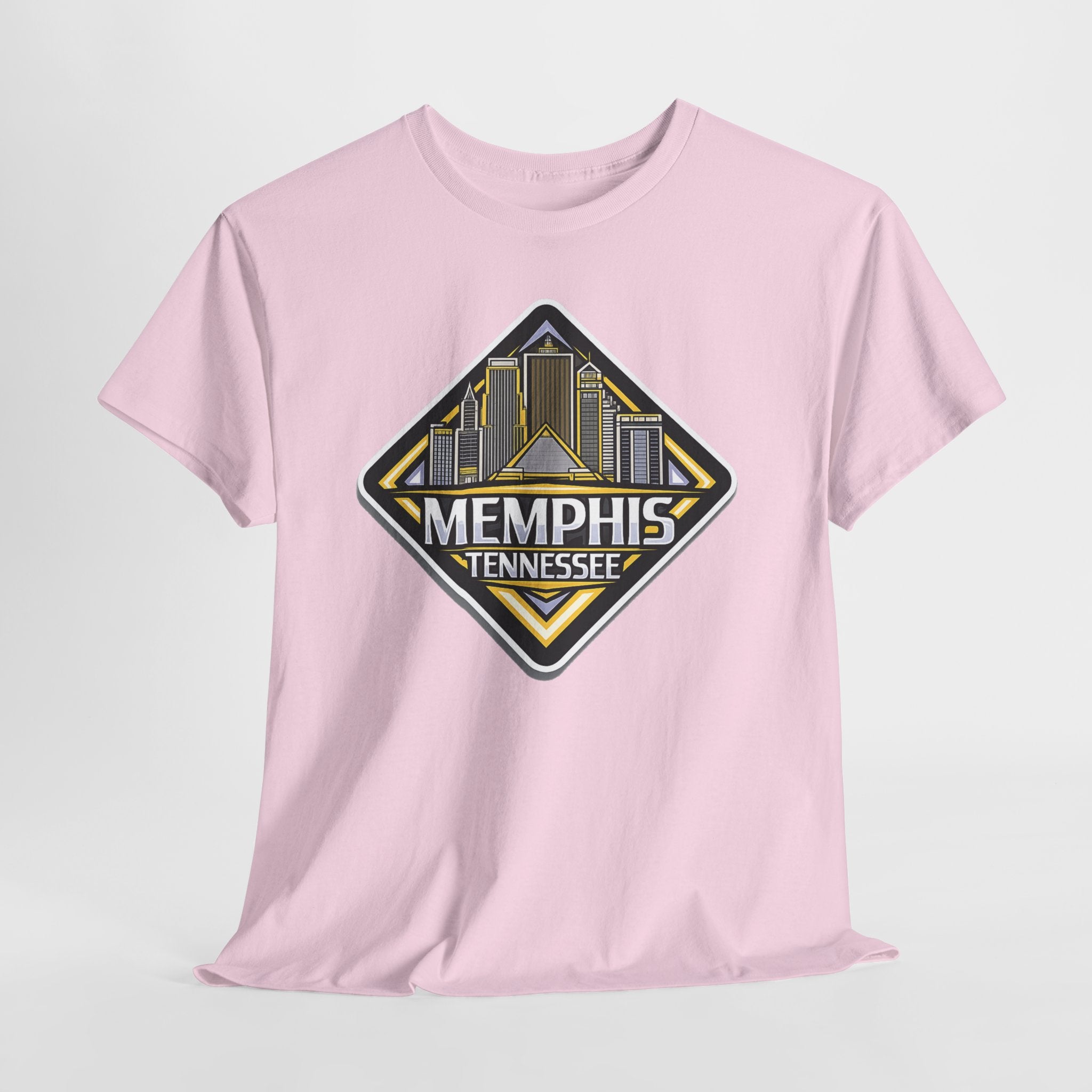 Memphis Tennessee Skyline T‑Shirt — Retro City Badge Tee