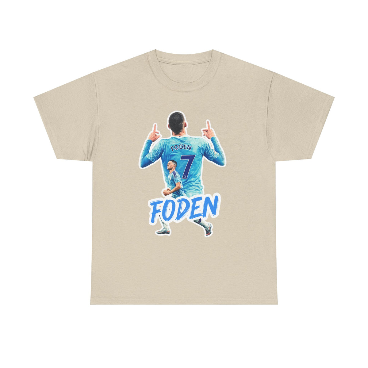 Phil Foden #7 Soccer T‑Shirt — Manchester City Fan Jersey Tribute