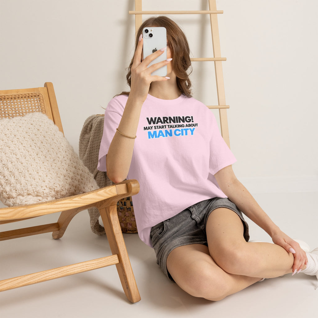 Manchester City Warning! May Start Talking About Man City T‑Shirt