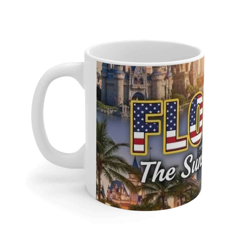 Florida Vintage Postcard Coffee Mug – The Sunshine State 11oz/15oz