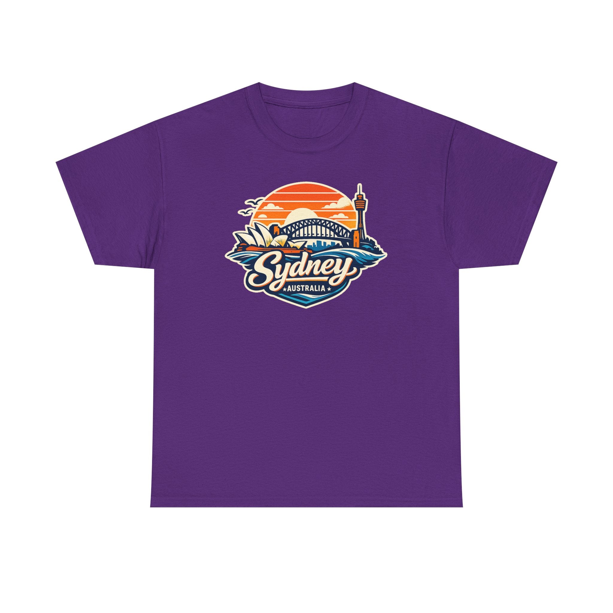 Sydney Australia Sunset Tee — Vintage Coastal Travel T‑Shirt