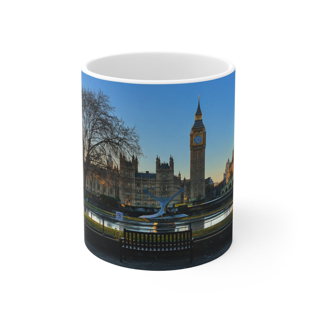 London Sunset Panorama Mug – Big Ben & Thames Ceramic Coffee Cup (11oz, 15oz)