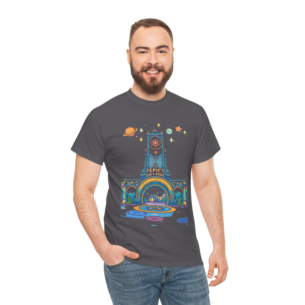 Universal Studios Family Vacation T-Shirt — Retro Space Theater Graphic Tee