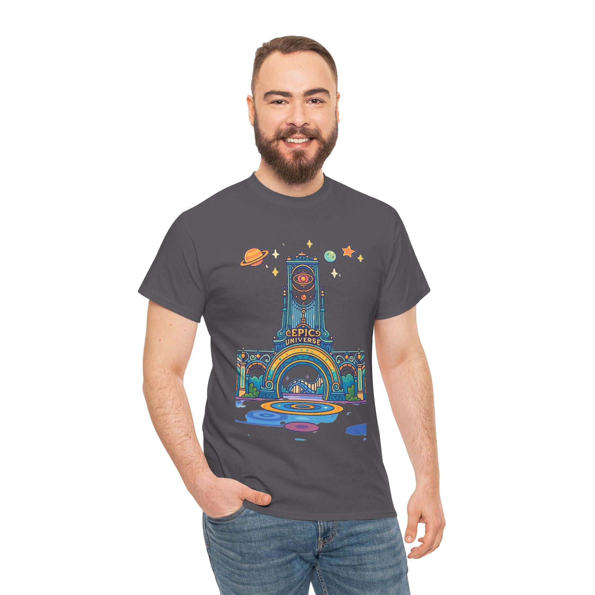 Universal Studios Family Vacation T-Shirt — Retro Space Theater Graphic Tee