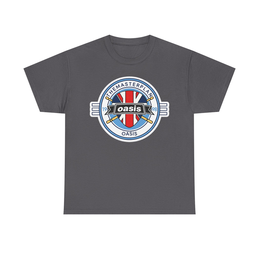 Oasis Union Jack Band Tee – Retro Rock Logo T-Shirt