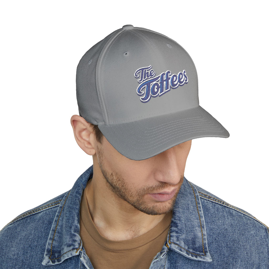 Embroidered 'The Toffees' Baseball Cap - Classic White Team Hat