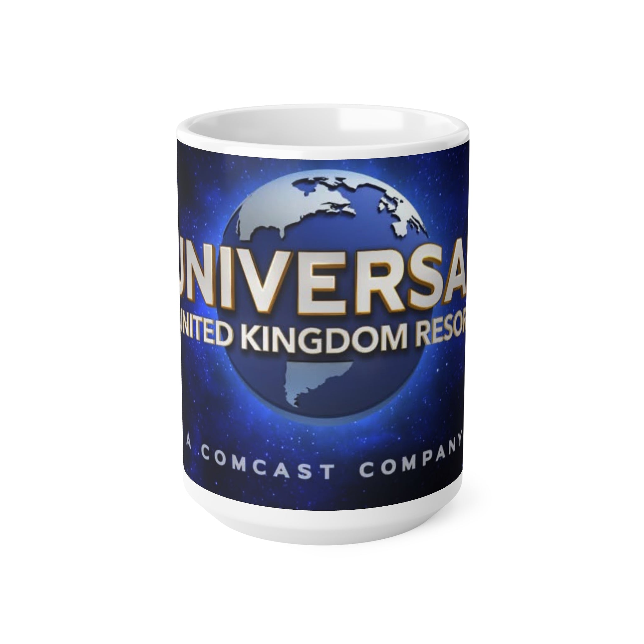 Universal Studios UK Logo Ceramic Mug — 11oz & 15oz Coffee Cup