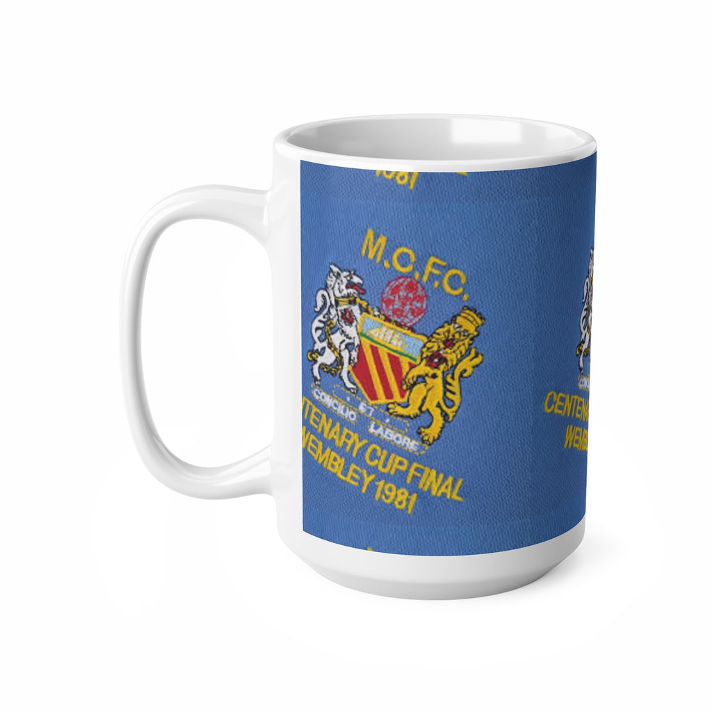 1981 Centenary Cup Final Mug — M.C.F.C. Commemorative Ceramic Coffee Cup (11oz & 15oz)