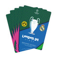2024 Champions League Final Programme Cover Inspired Playing / Poker Cards