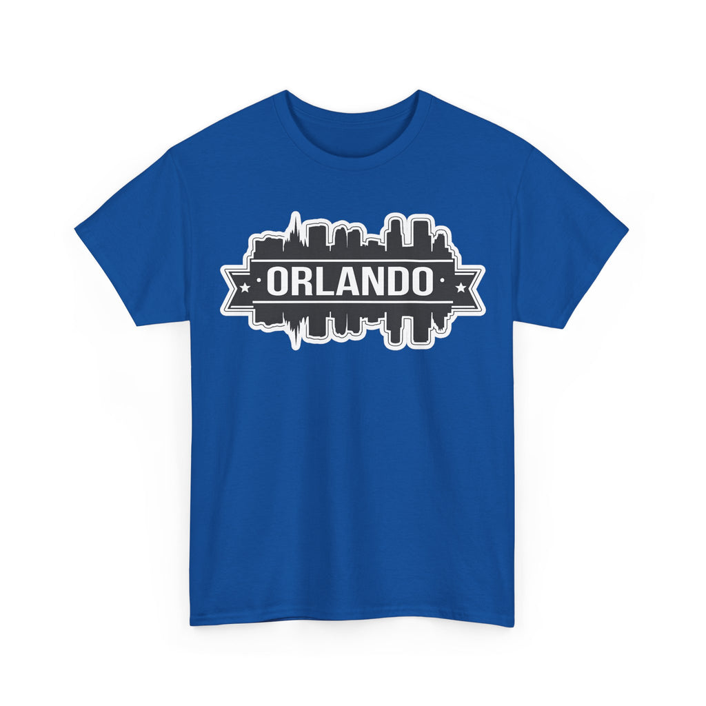 Orlando Skyline T-Shirt — Retro Badge Cityscape Tee