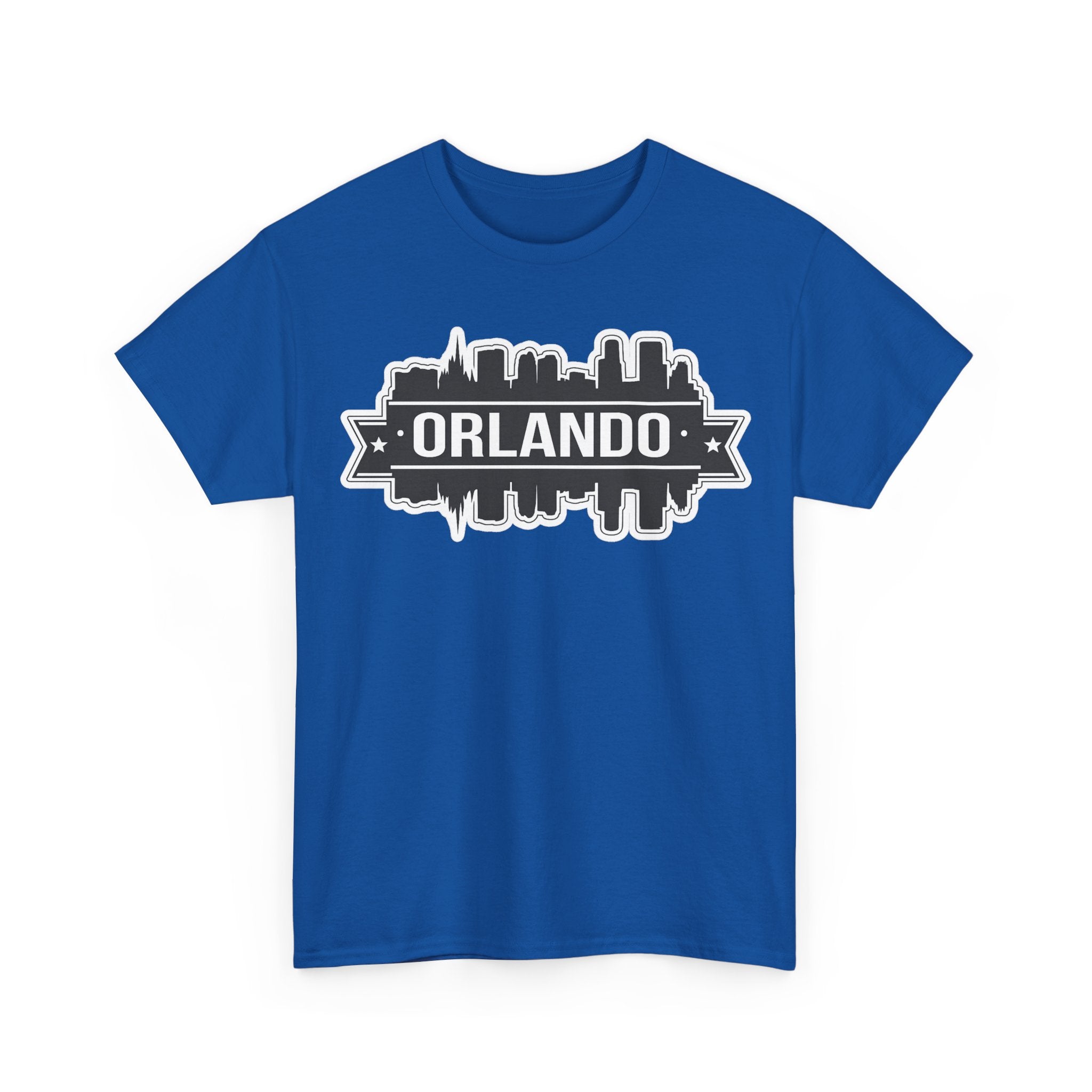 Orlando Skyline T-Shirt — Retro Badge Cityscape Tee