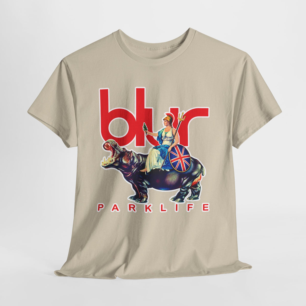 Blur PARKLIFE British Bulldog Graphic Cotton T-Shirt
