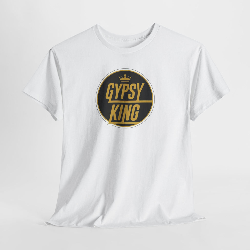 Gypsy King Graphic Tee — Retro Black & Gold Crown Logo T‑Shirt