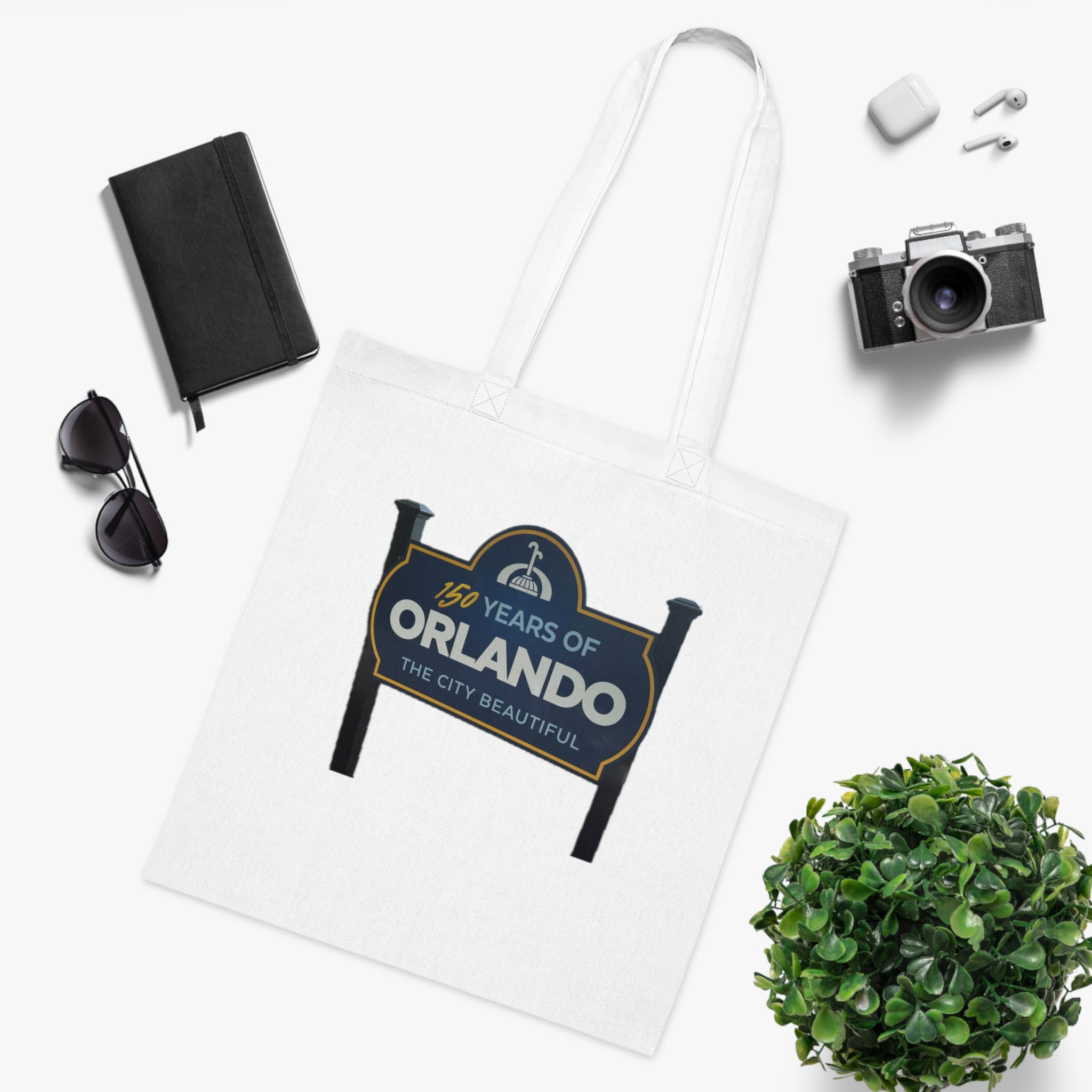 Orlando 150 Years Tote Bag — 'The City Beautiful' Cotton Market Tote