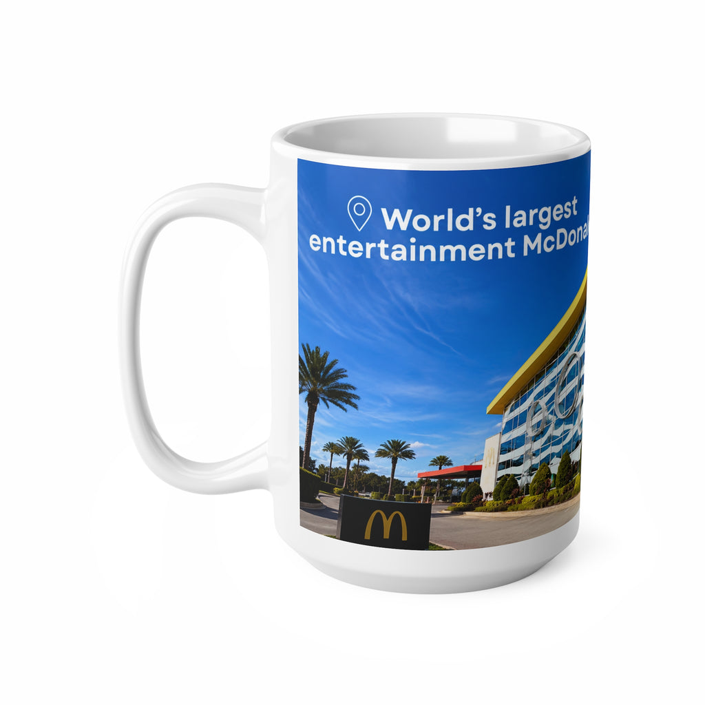 World's Largest Entertainment McDonald's Orlando Photo Mug - Ceramic Coffee Cup (11oz/15oz)