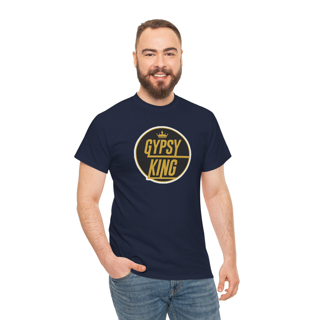 Gypsy King Graphic Tee — Retro Black & Gold Crown Logo T‑Shirt