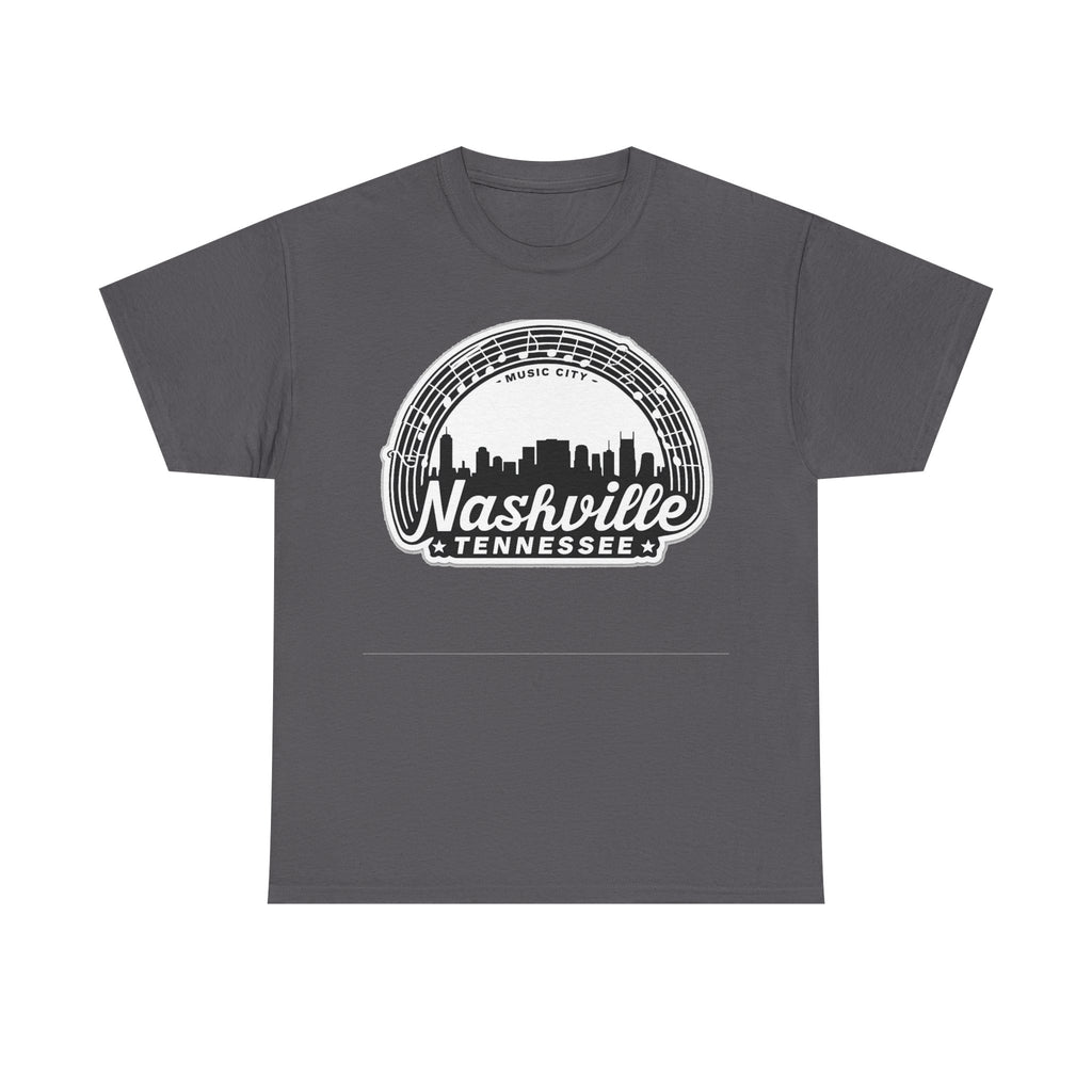 Nashville Tennessee Skyline Tee — Retro Music City Graphic Shirt
