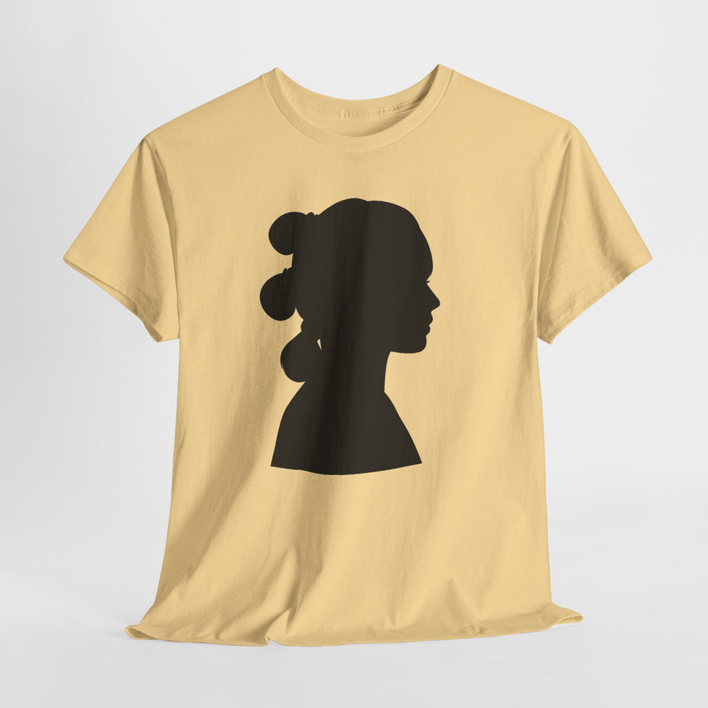 Princess Leia Star Wars Silhouette Profile Tee — Classic Portrait T‑Shirt