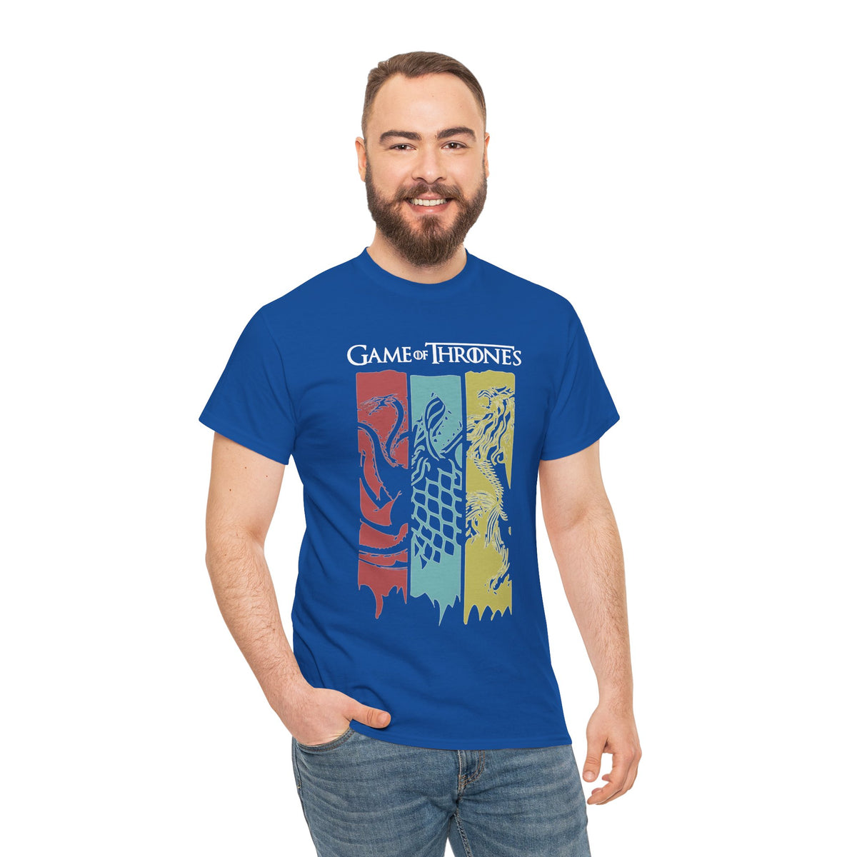 Game of Thrones House Sigils T-Shirt — Stark Lannister Tully Banner Tee