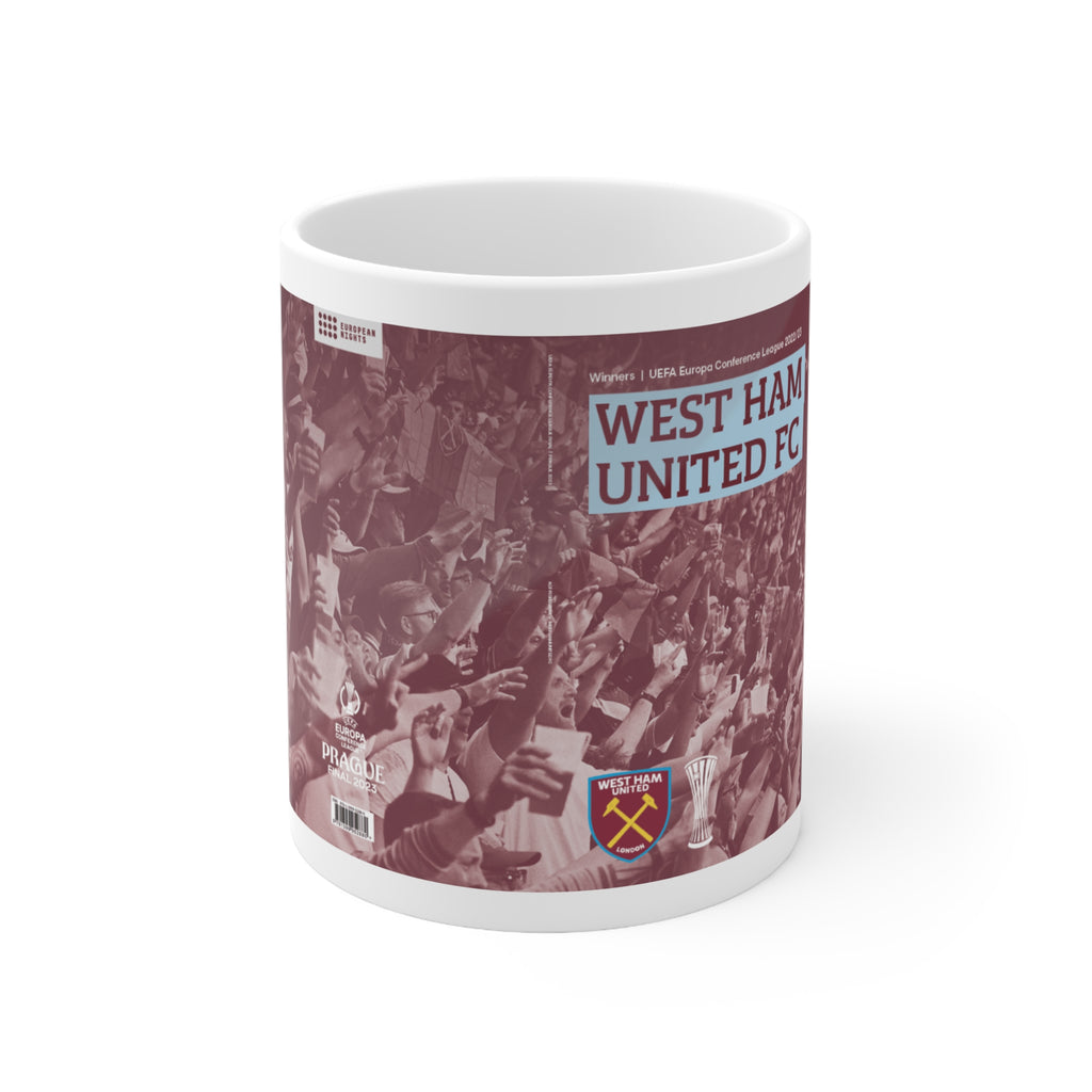2023 UEFA Conference League Winners Programme Cover Inspired Ceramic Coffee Mug – (11oz/15oz)