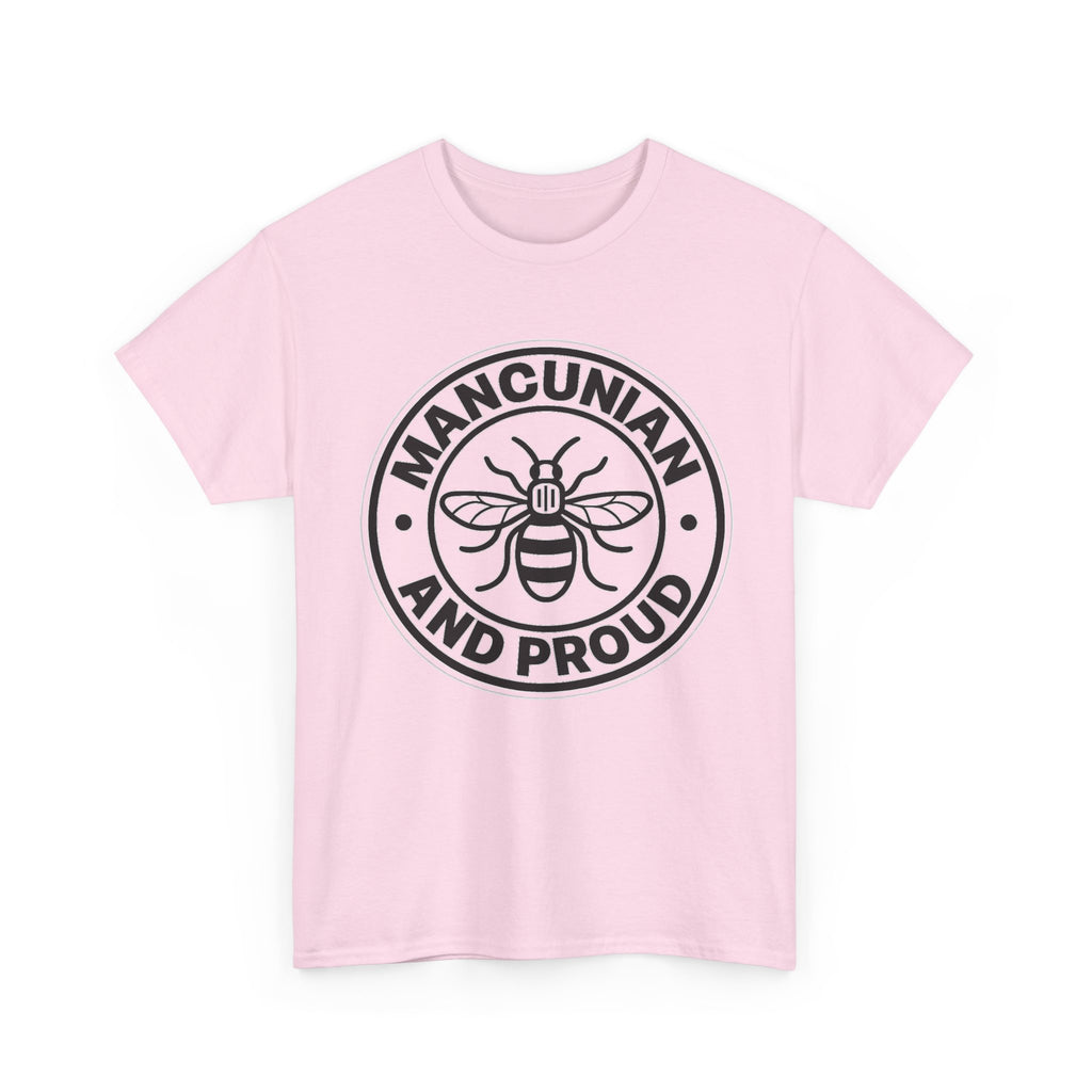 Manchester Bee 'Mancunian and Proud' Cotton T-Shirt