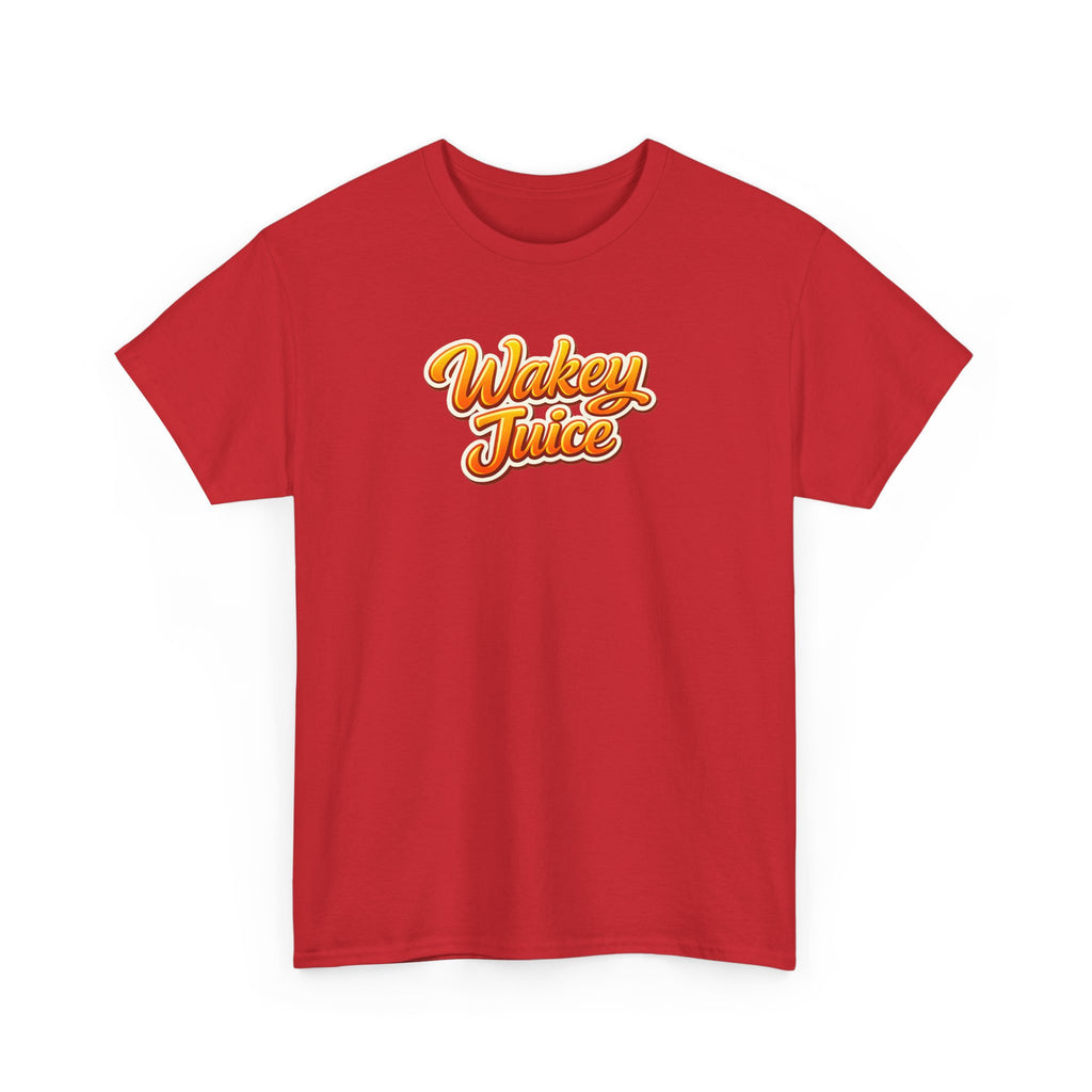 Wakey Juice T‑Shirt — Retro Orange Script Graphic Tee