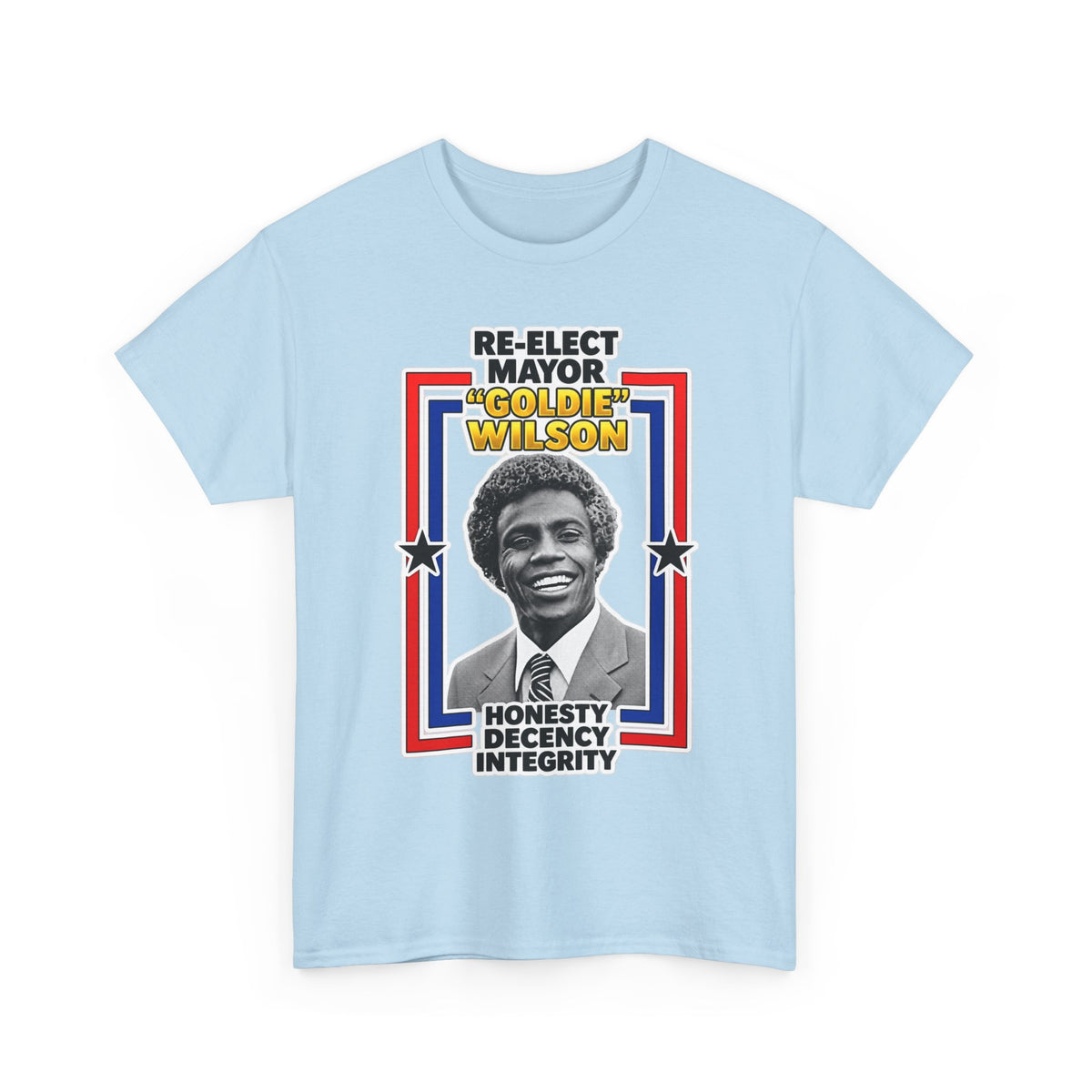 Re-Elect Mayor Goldie Wilson Back to the Future Cotton T-Shirt