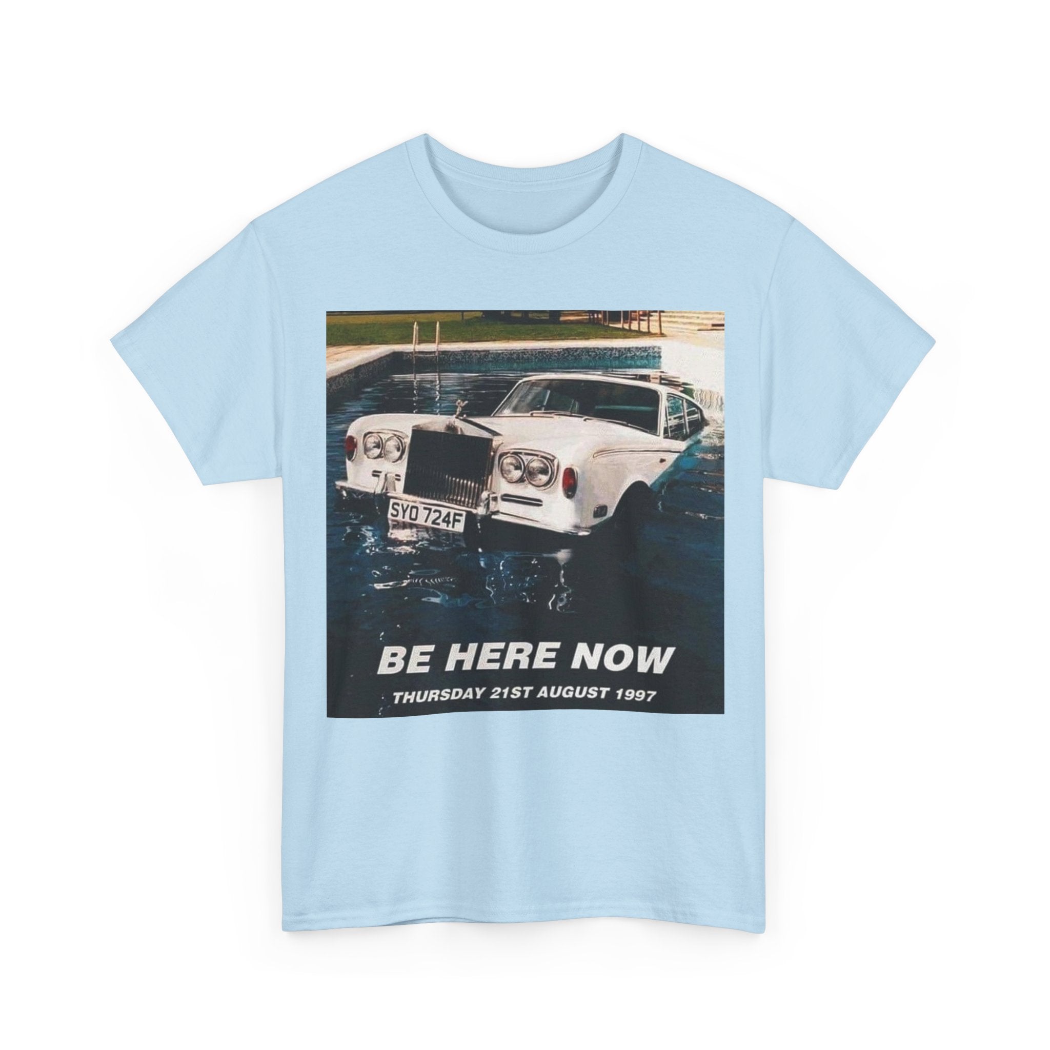 Oasis Be Here Now Vintage Graphic Tee — Retro Aesthetic T‑Shirt (Thursday 21st August 1997)