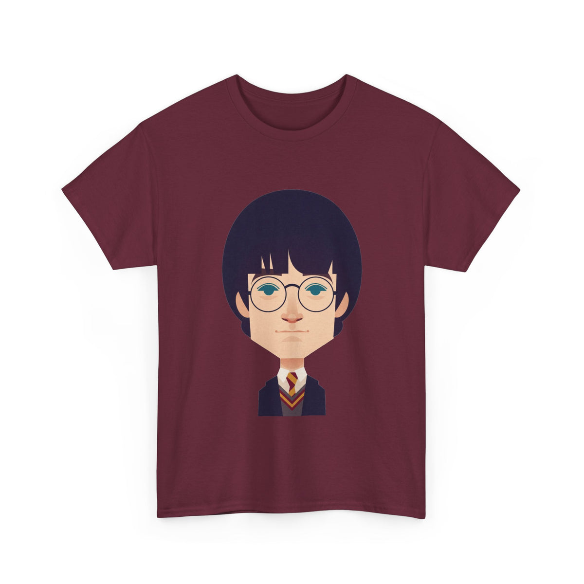 Harry Potter Wizard School Boy Cartoon Cotton T-Shirt