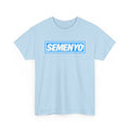 Semenyo Logo T-Shirt — Bold Blue Box-Text Tee