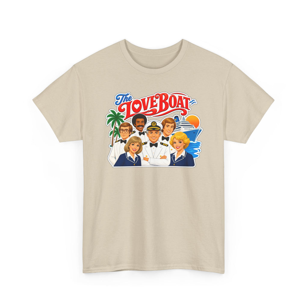 The Love Boat Crew Cotton T-Shirt — Retro TV Cruise Logo Tee