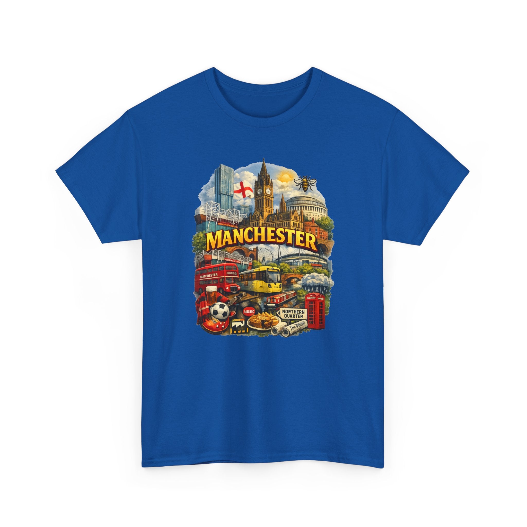 Manchester Skyline Collage T-Shirt