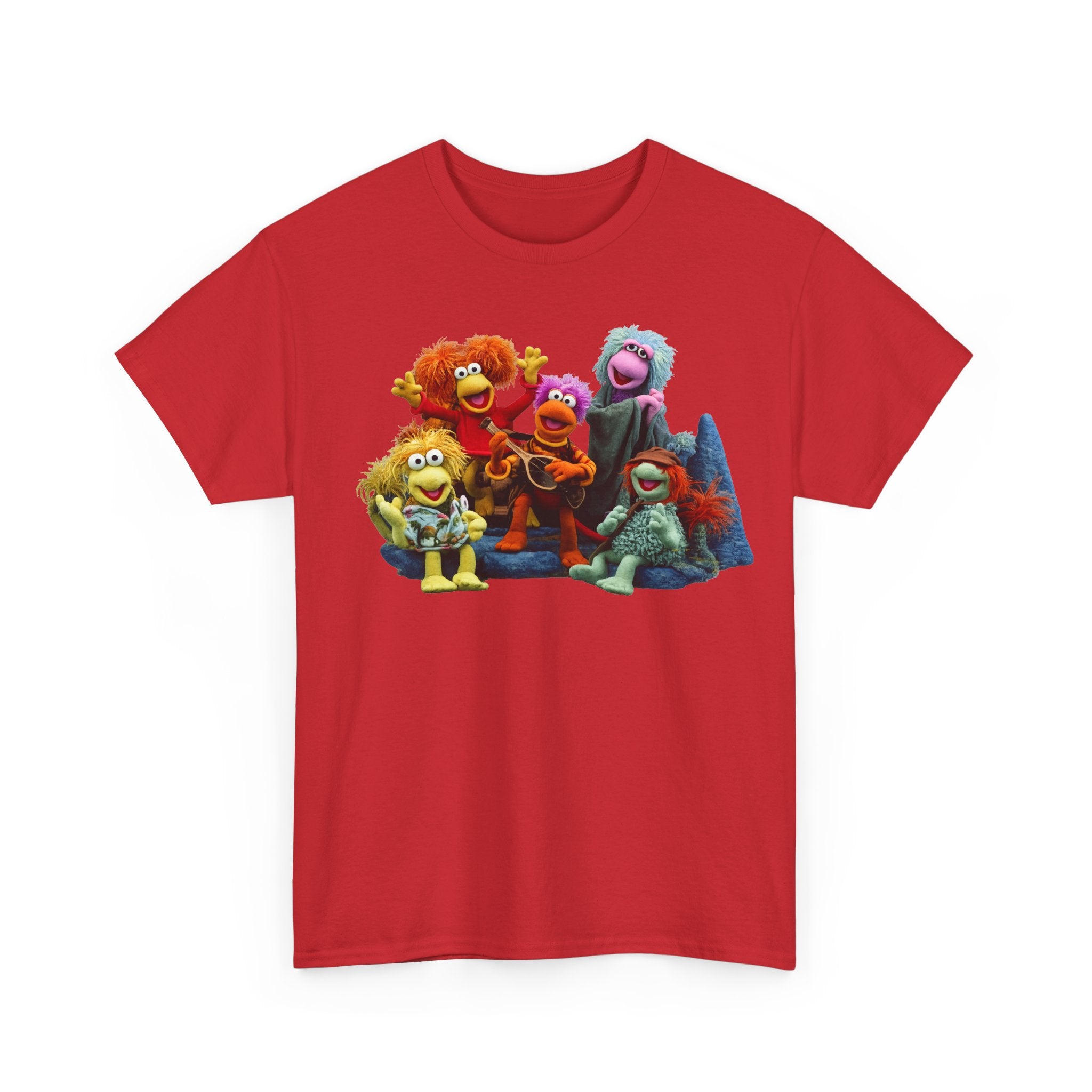 Fraggle Rock Muppet Crew Graphic Tee — Vintage Puppet Group T-Shirt