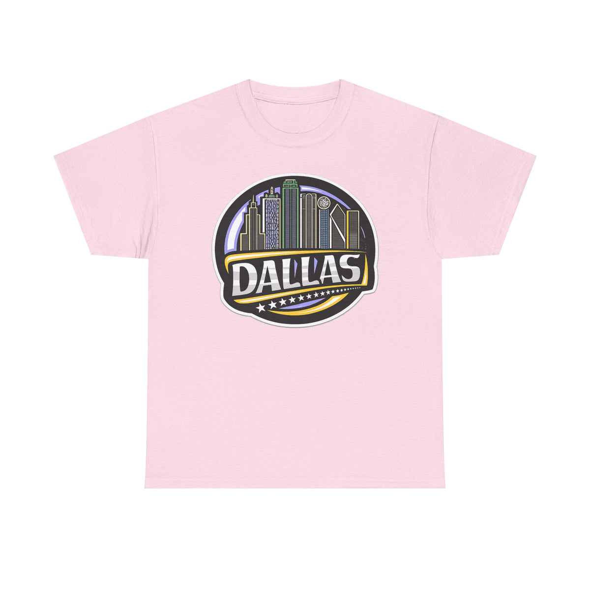 Dallas Skyline Tee — Vintage City Skyline Graphic T-Shirt