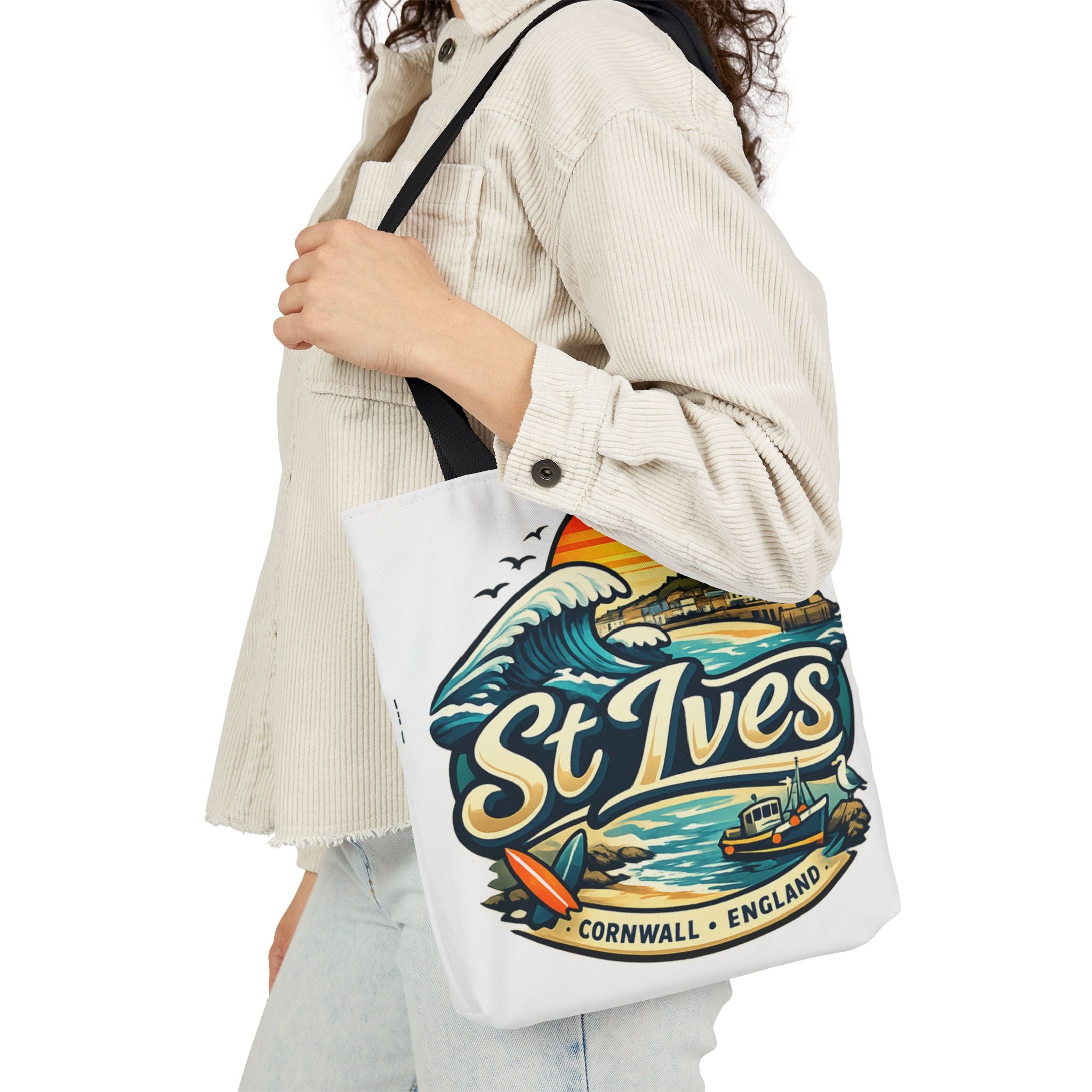 St Ives Cornwall Sunset Tote Bag