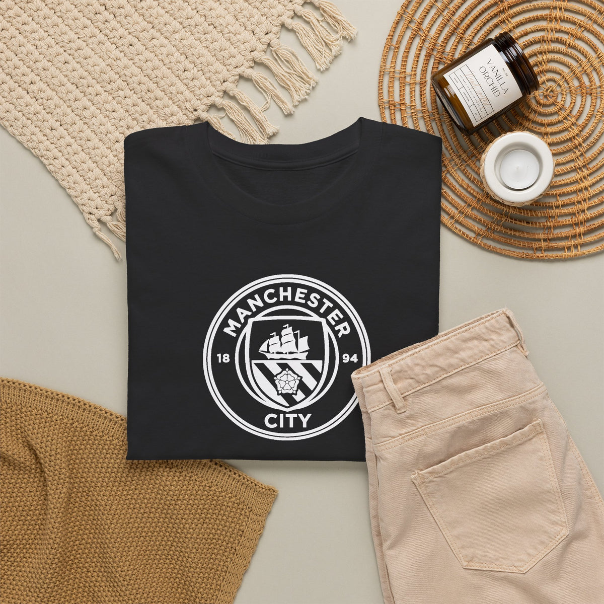 Manchester City Vintage Football Tee — Aguero & Balotelli Fan Shirt