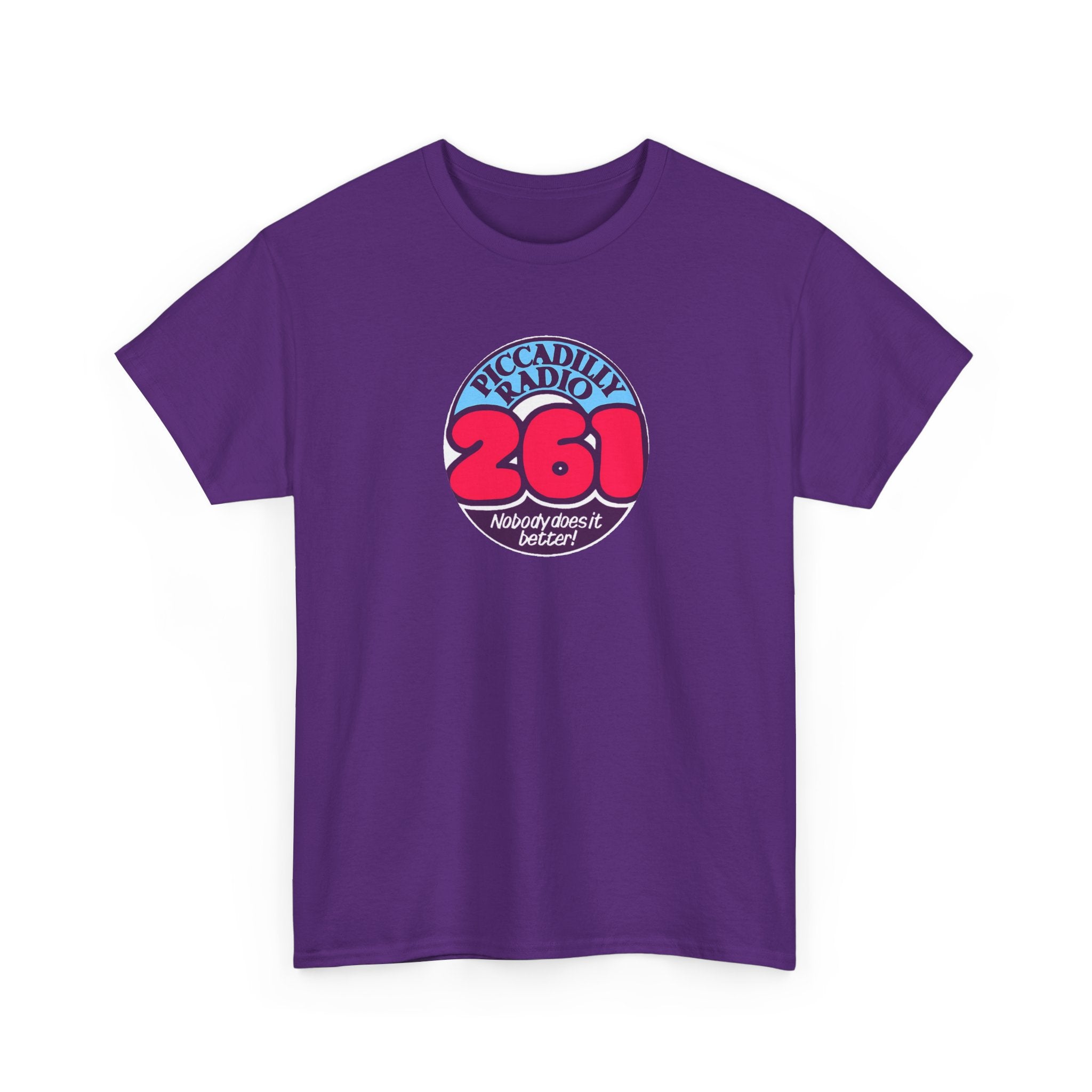 Piccadilly Radio '261' Logo T‑Shirt — Vintage Unofficial Radio Station Graphic Tee