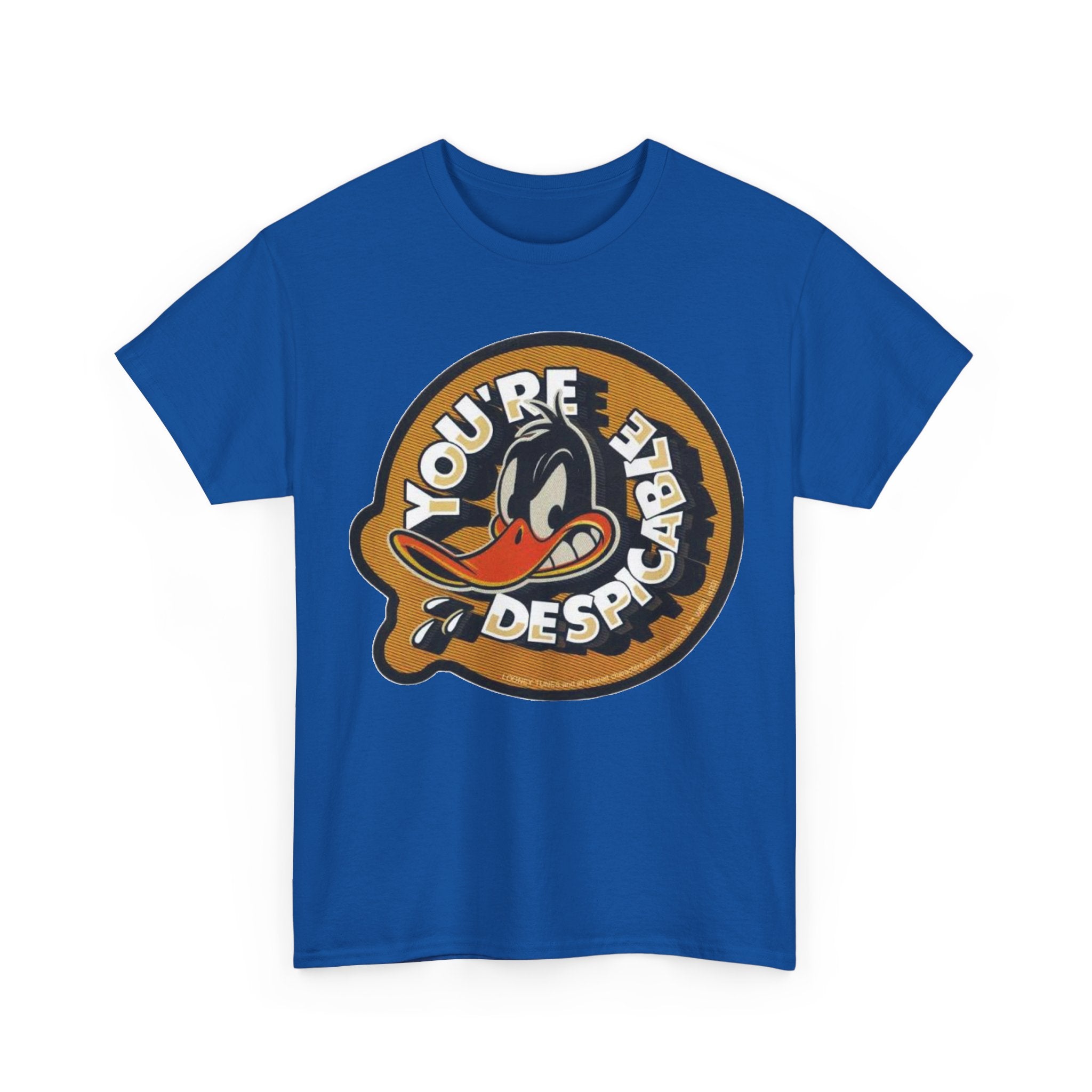 Vintage Daffy Duck Graphic Tee — “You're Despicable” Retro Cartoon Shirt